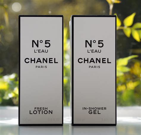 chanel no 5 l'eau shower gel